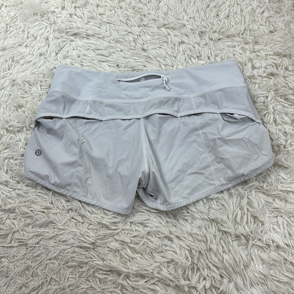 Lululemon Speed Shorts White - Picture 4 of 5